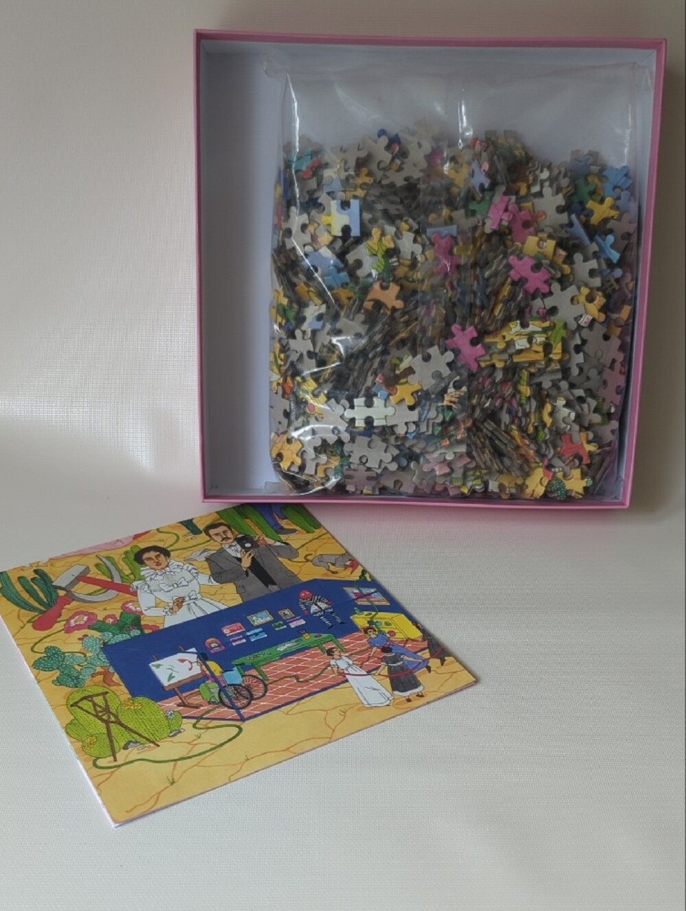 The World of Frida Kahlo 1000-Piece Jigsaw Puzzle - Green - Picture 3 of 4